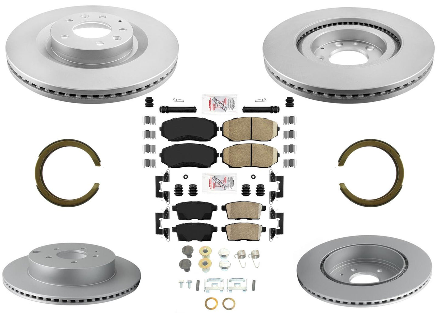 Improved Performance Disc Brake Rotors & Brake Pads For Mazda CX-9 2007-2015