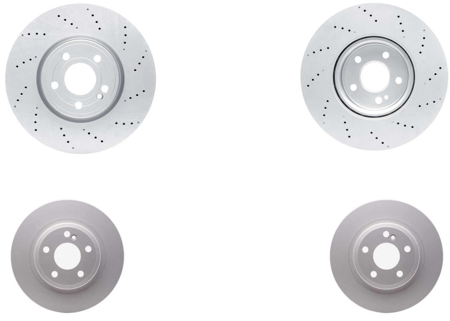 330MM Front & Rear Coated Brake Rotors & EPS Brake Pads For A220 2019-2022 W/AMG