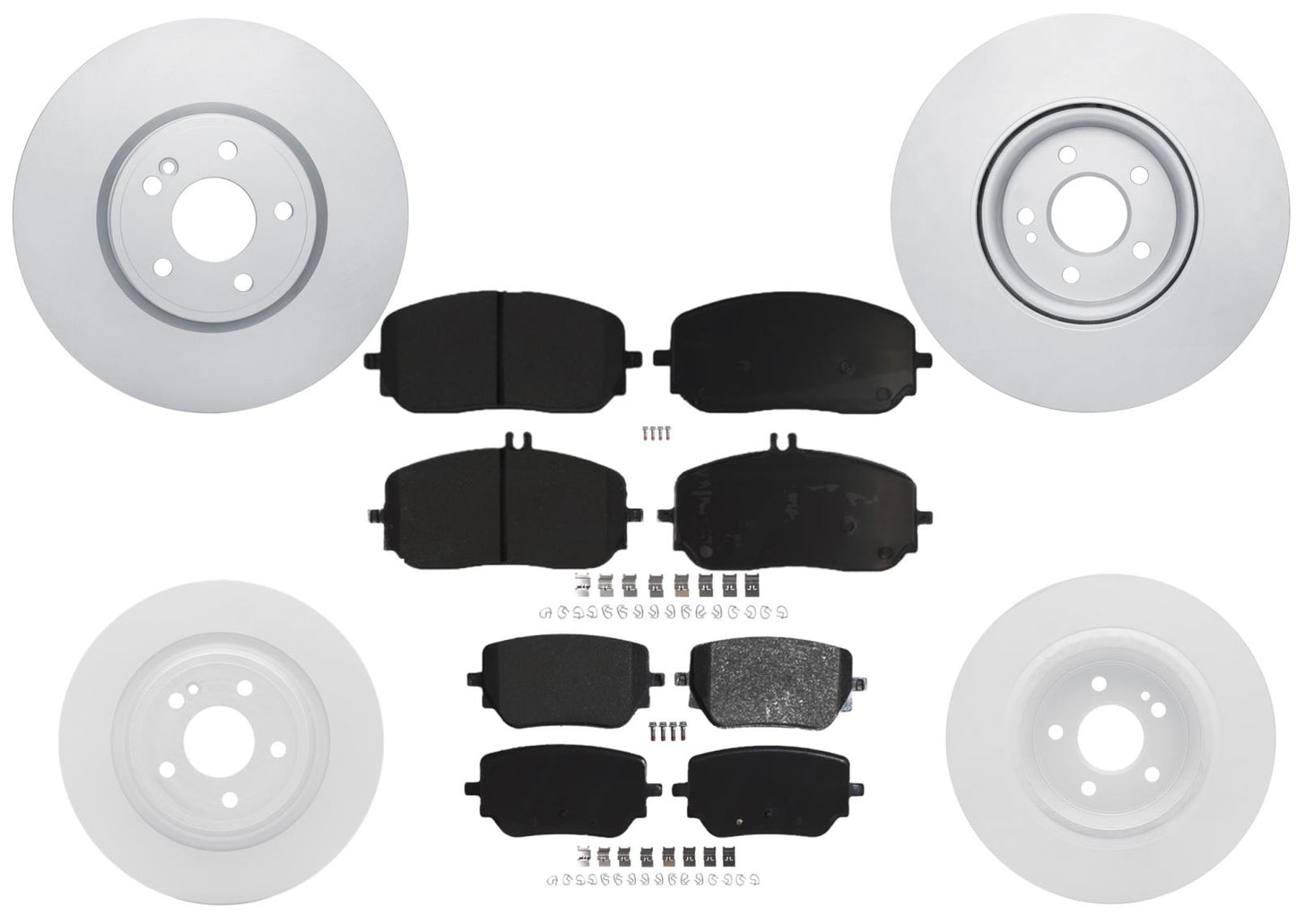 330MM Front & Rear Coated Brake Rotors & EPS Brake Pads For EQB 300 2022-2024