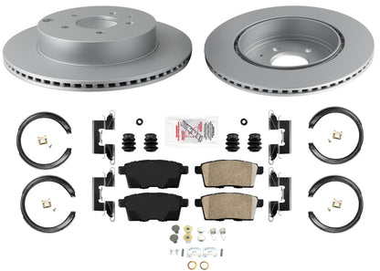 Rear Improved Performance Disc Brake Rotors & Brake Pads For Mazda CX-9 07-15