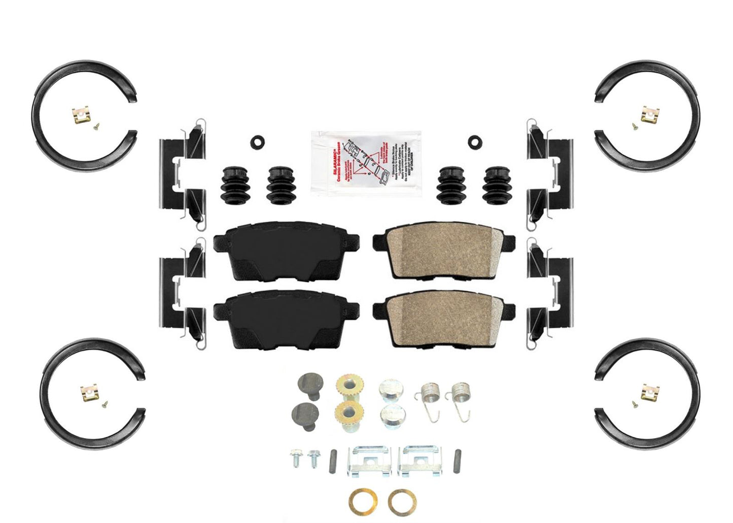 Rear Improved Performance Disc Brake Rotors & Brake Pads For Mazda CX-9 07-15