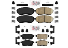 Front and Rear Ceramic Disc Brake Pads Parking Shoes For 2007-2015 Mazda CX-9