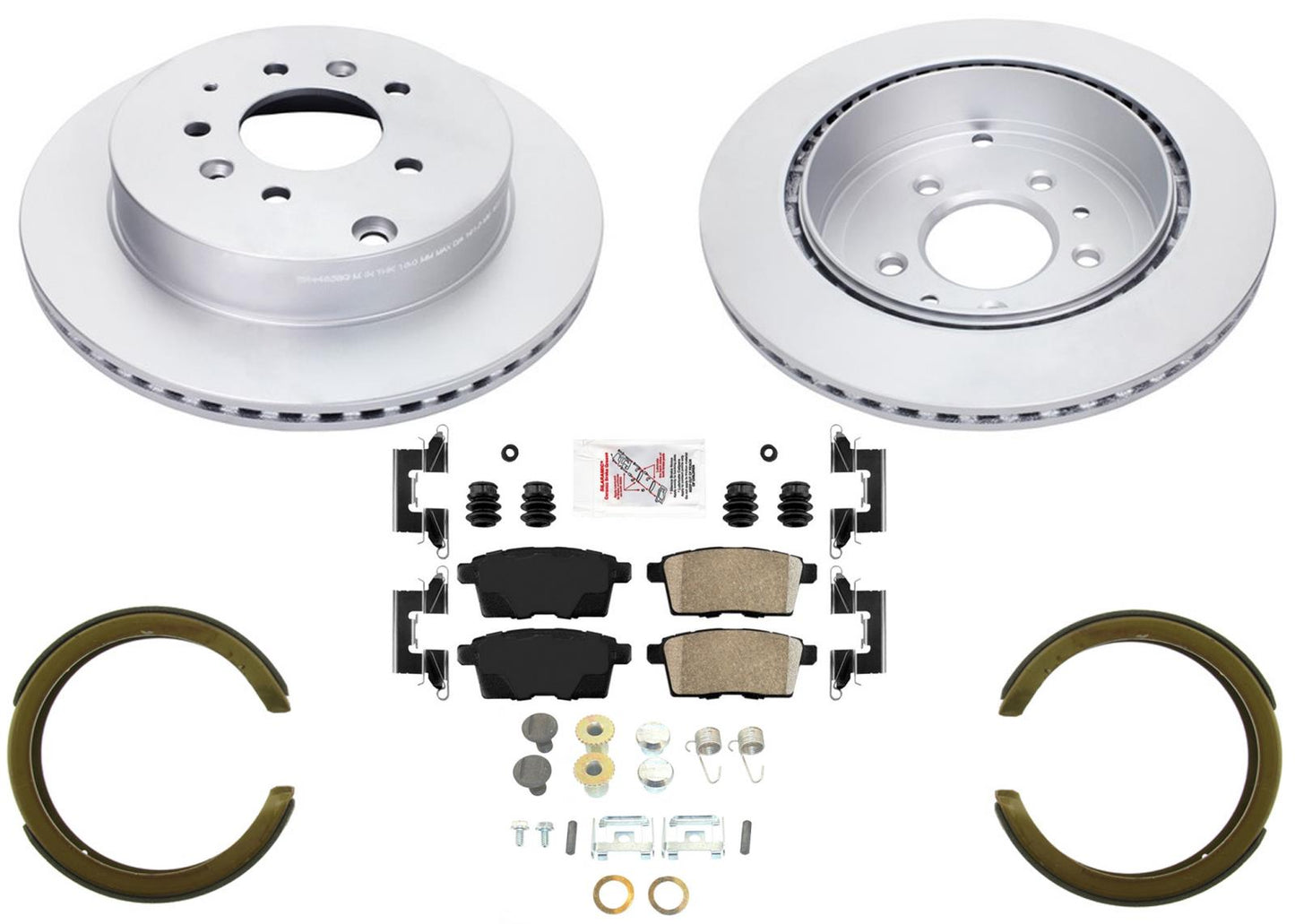 Rr Improved Performance Disc Brake Rotors & Brake Pads For Mazda CX-7 2007-2012