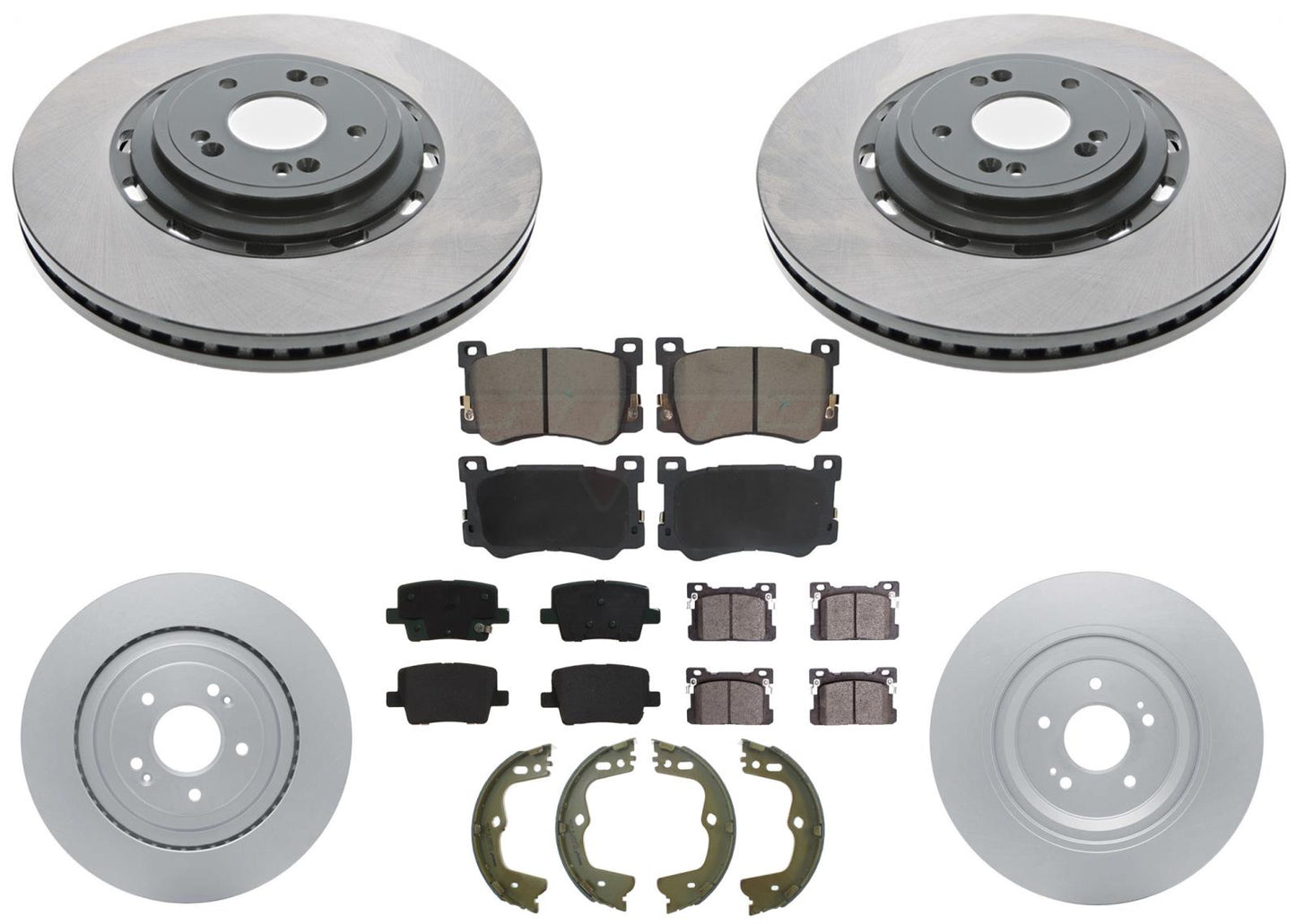 Improved Performance Disc Brake Rotors & Brake Pads for Genesis G90 2020-2022