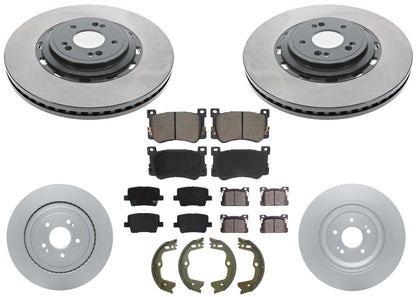 Improved Performance Disc Brake Rotors & Brake Pads for Genesis G90 2020-2022