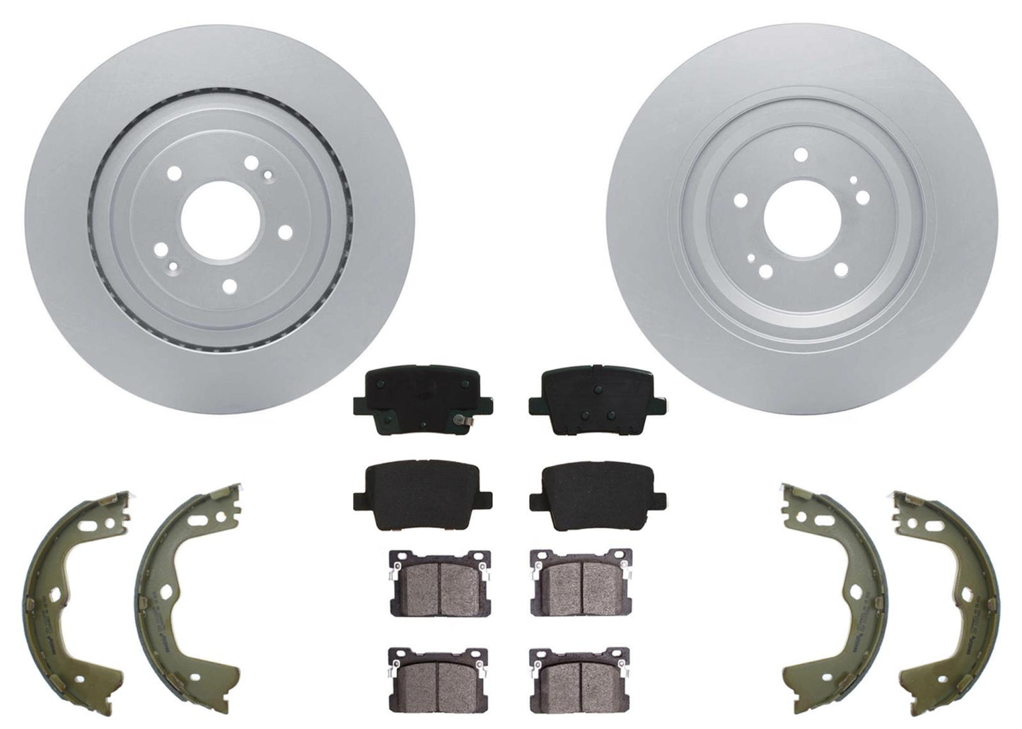 Rear Improved Performance Disc Brake Rotors & Pads for Genesis G90 2020-2022