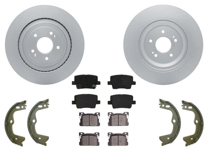 Rear Improved Performance Disc Brake Rotors & Pads for Genesis G90 2020-2022