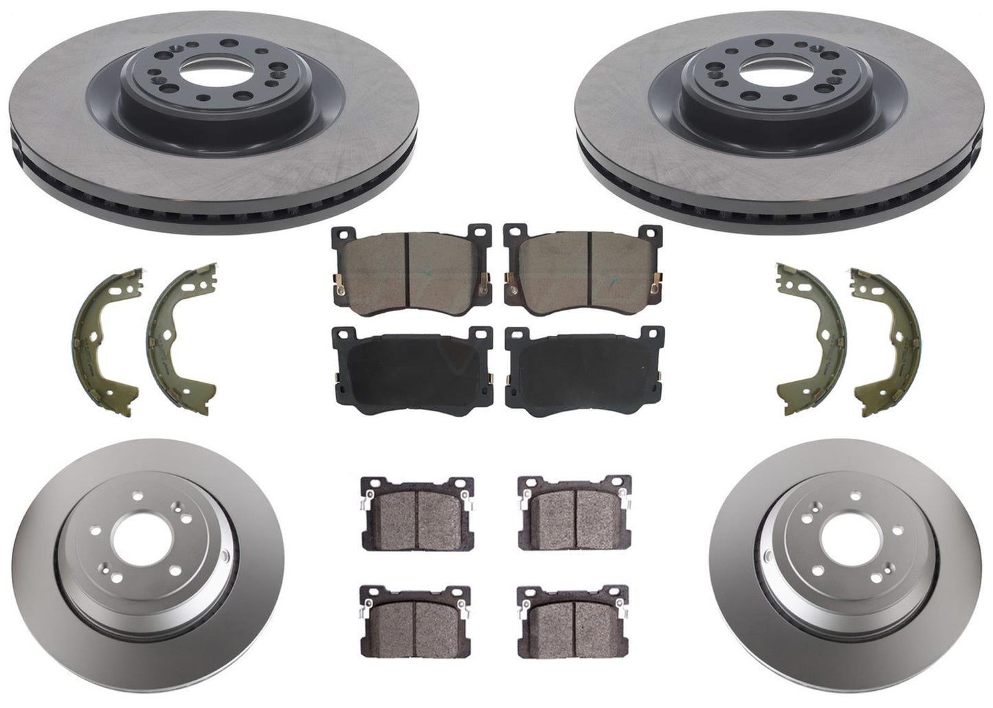 Improved Performance Disc Brake Rotors & Brake Pads for Genesis G90 2017-2019