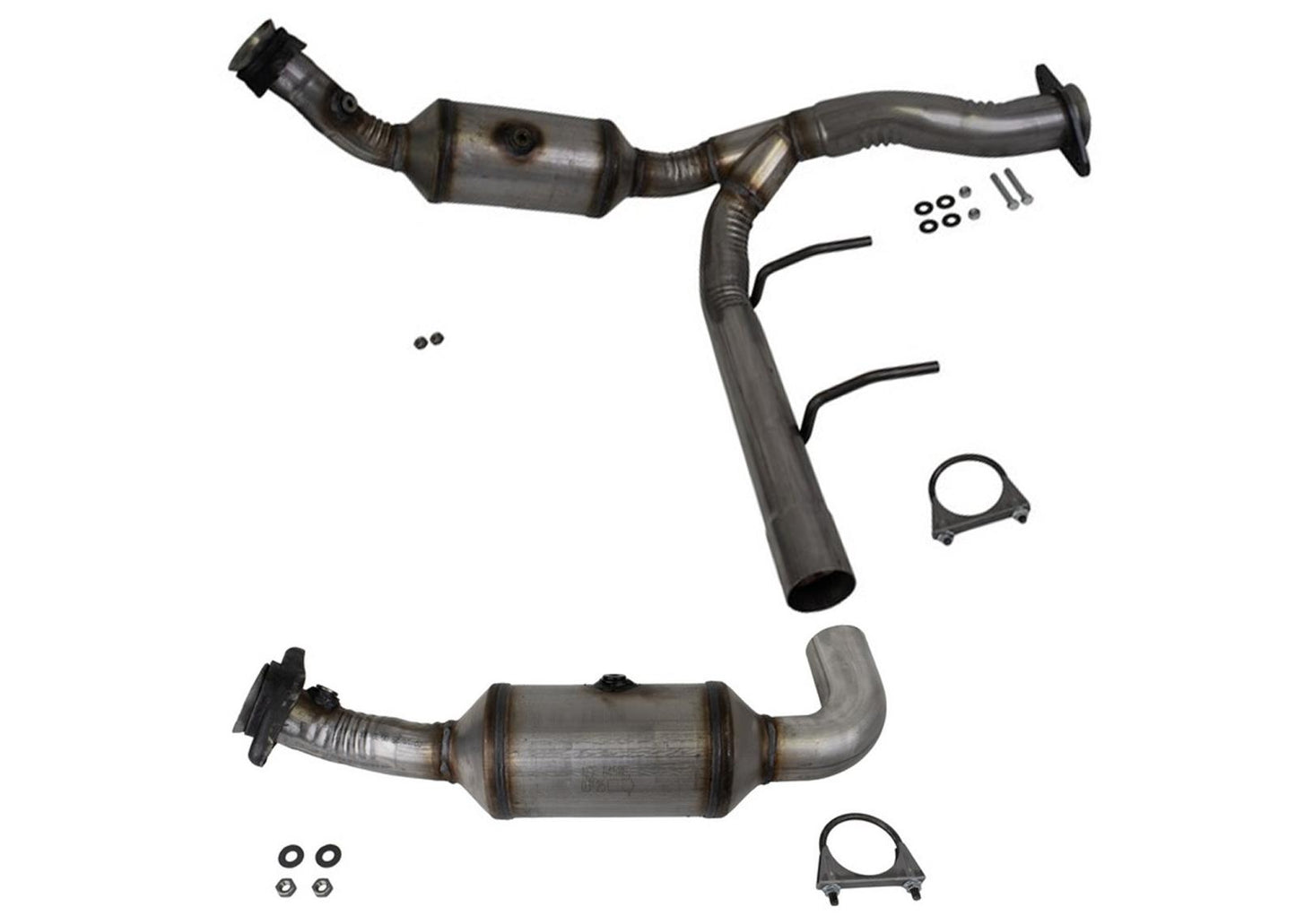 Catalytic Converter Engine Y Pipe L&R for Ford F150 5.0L 2015 2018 2019 2020