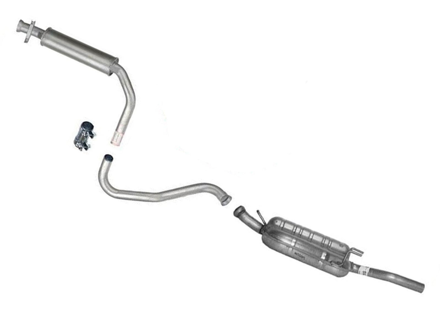 Muffler & Resonator  For Saab 900 2.3L 94-1998 To Chassis # V2031595 or V7007349