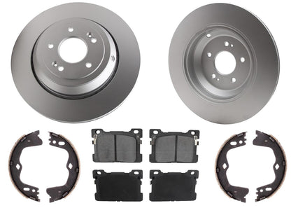 Rear Improved Performance Disc Brake Rotors & Brake Pads for Genesis G90 17-19
