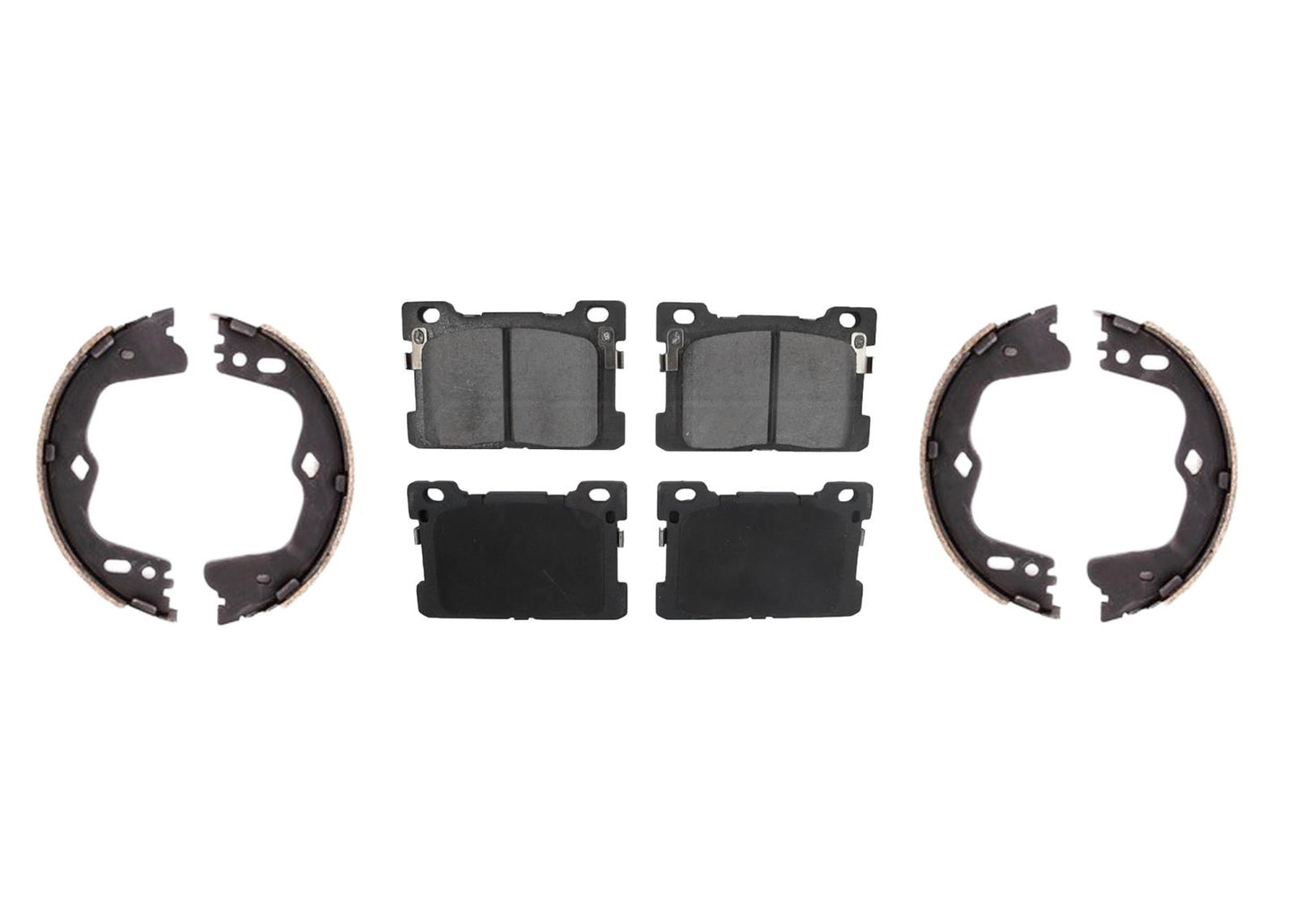 Rear Improved Performance Disc Brake Rotors & Brake Pads for Genesis G90 17-19