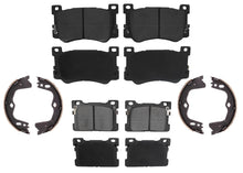 Front and Rear Disc Brake Pads Parking-Emergency Shoes for Genesis G90 17-20