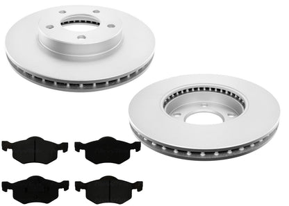 Front Coated Disc Brake Rotors Brake Pads for Ford Escape 2001 2002 2005 2007