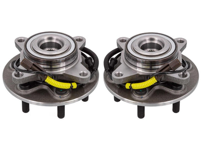 2 Front Hub and Bearing Assembly for Ford F150 Lightning 2022-2025 NL3Z1104B & C