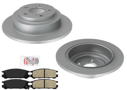Rear Brake Rotors & Brake Pads For Subaru Legacy 1990 1991 1992 1993 1994 1998