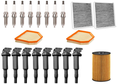 Direct Ignition Coils Spark Plug Tune Up Kit For BMW M5 4.4L 2013 2015 2016