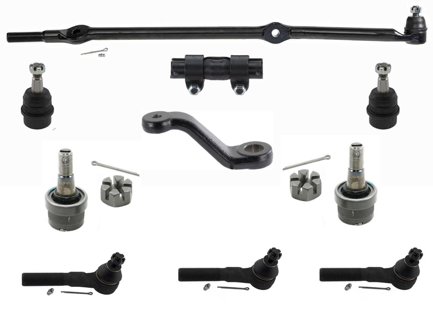 Drag Link Tie Rods Ball Joint Pitman Arm For Jeep Grand Cherokee 4.0L 1993-1998