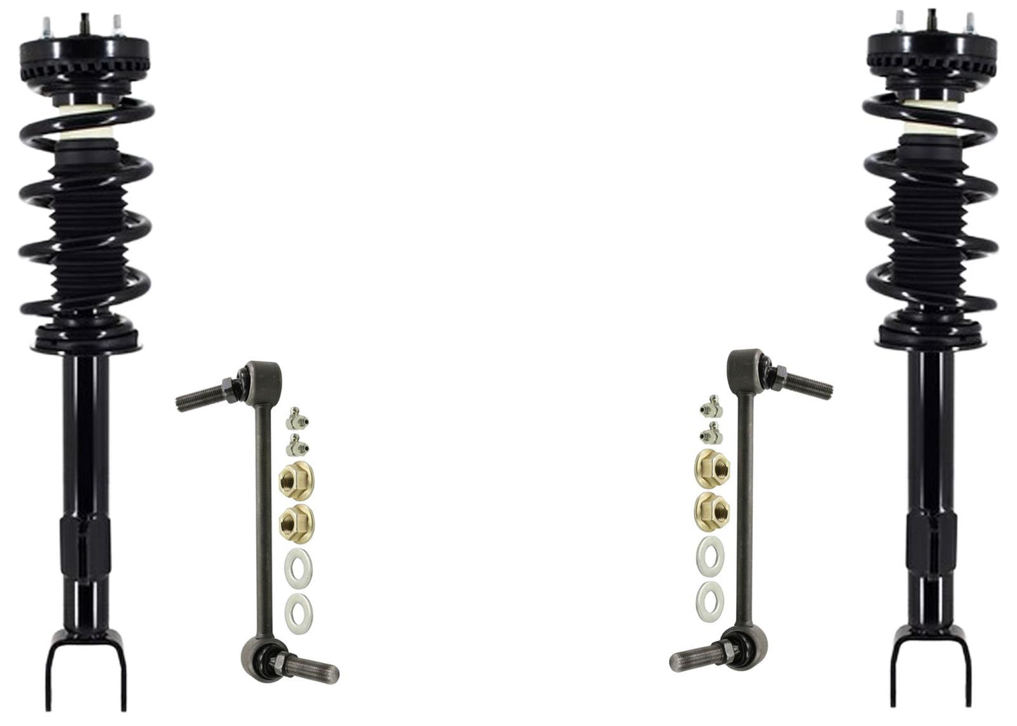 FRONT Coil Spring Struts for Dodge Charger R/T 5.7L RWD 2011 2019 2020 2021 2022