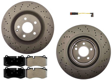 Drilled Brake Rotors Front AME Pads For Mercedes Benz 07-13 S550 W Sport Package