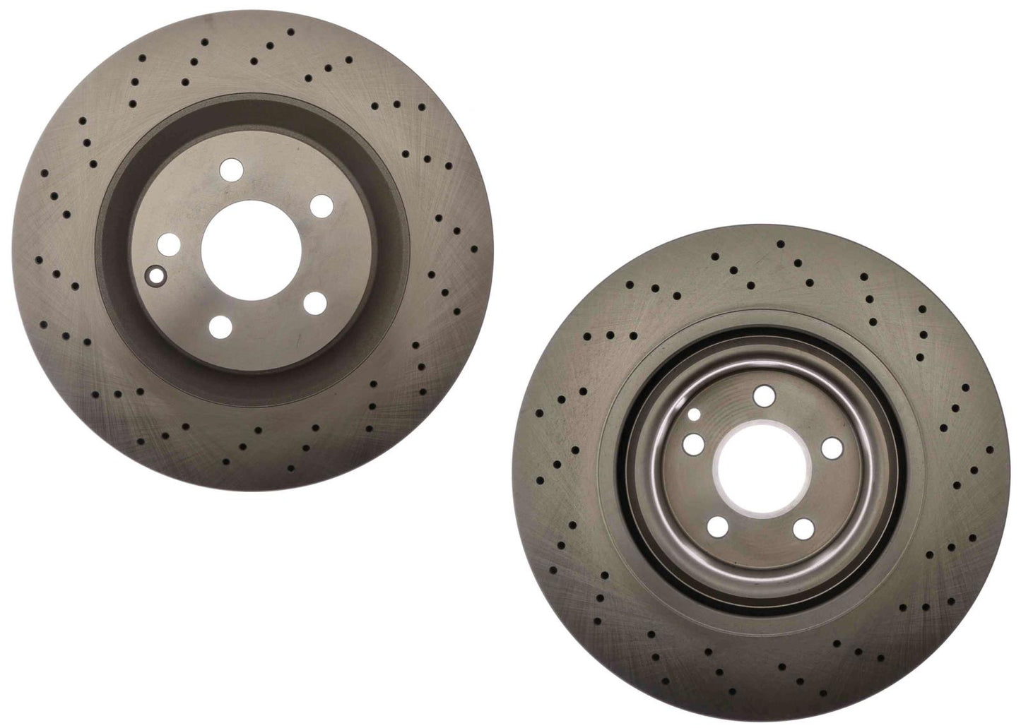 Drilled Brake Rotors Front AME Pads For Mercedes Benz 07-13 S550 W Sport Package