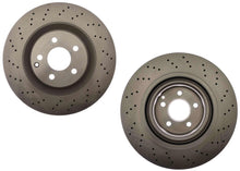 Drilled Brake Rotors Front AME Pads For Mercedes Benz 07-13 S550 W Sport Package