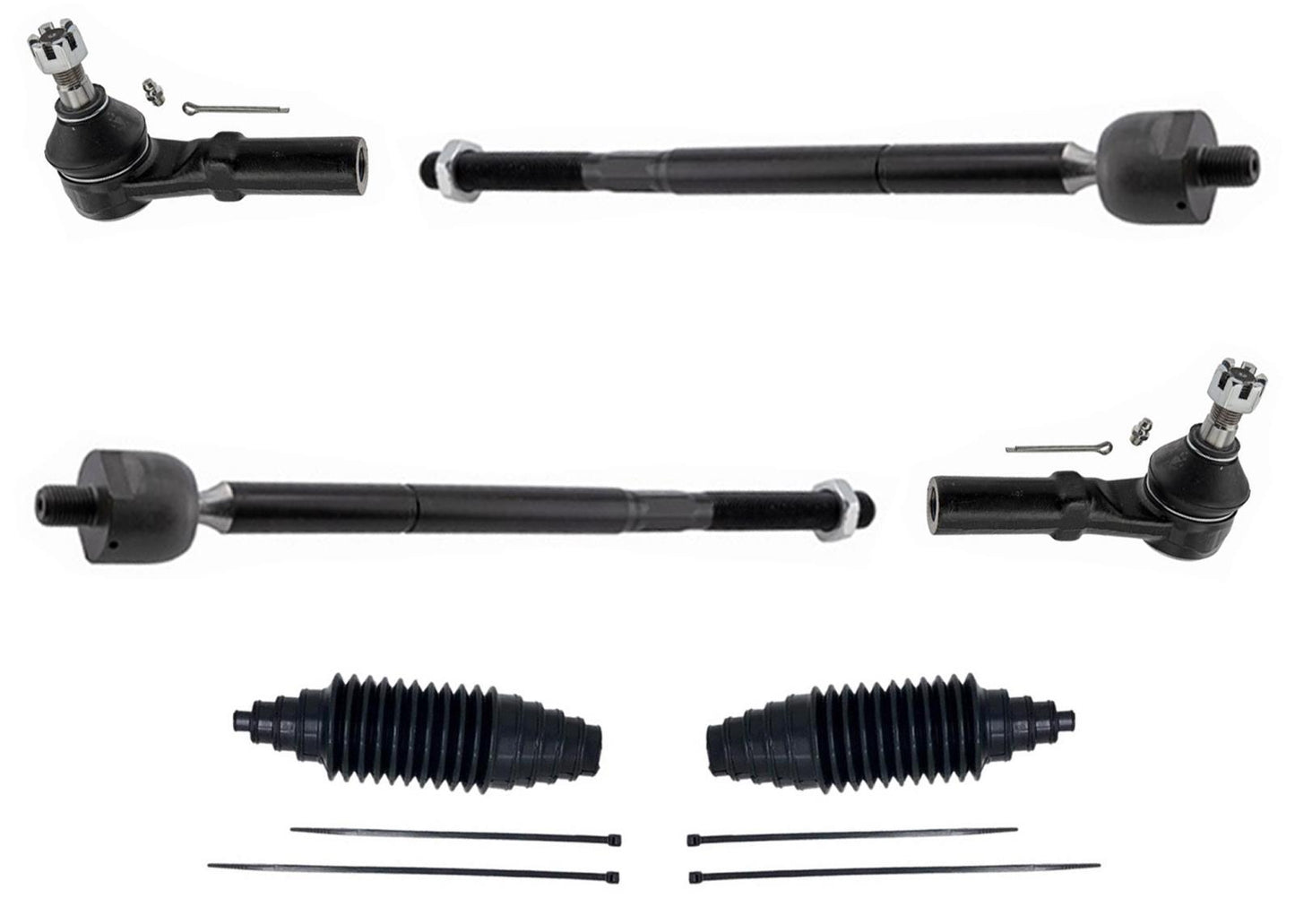 Front Inner and Outer Tie Rods for Dodge Charger & Challenger RWD 2011-2020