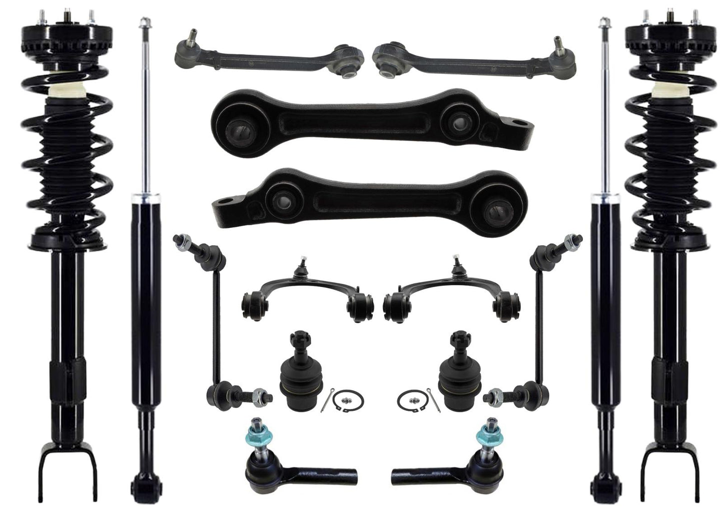 Frt Coil Spring Struts Spring Assembly For Chrysler 300 SRT8 6.4L 2012 2013 2014