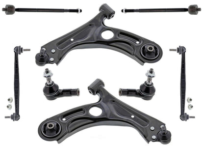 Frt Mevotech Lower Control Arms & BJ Tie Rods for Chevrolet Sonic 2012 2015 2020