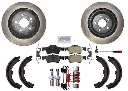 Rear Brake Rotors AME Pads Shoes For Mercedes Benz 07-13 S550 W Sport Package