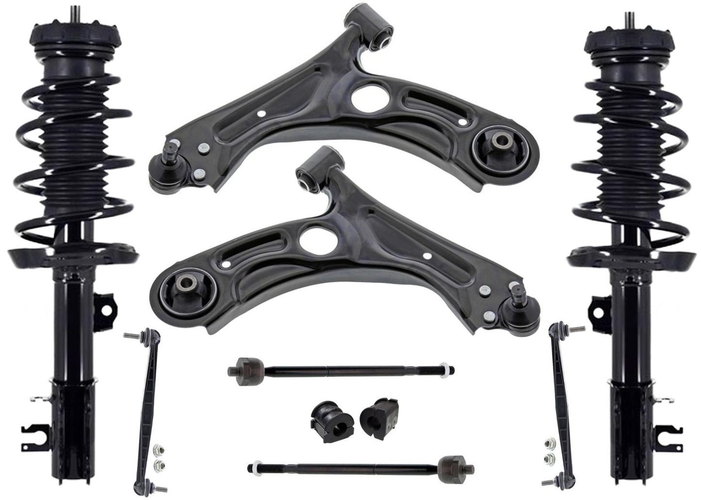 Coil Spring Struts and Control Arms & BJ Tie Rods for Chevrolet Sonic 2012-2020