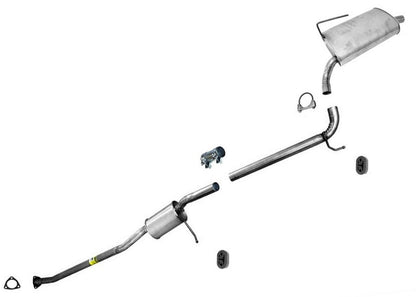 for 2003 2004 2005 Accord 2.4L 2 Door Coupe Muffler Resonator Pipe Exhaust Sys