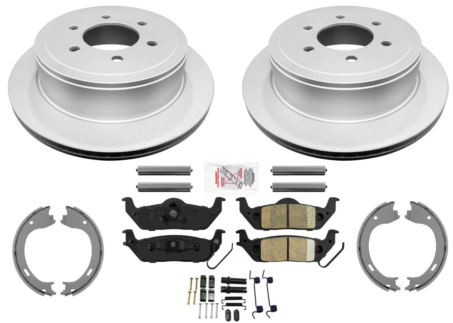 Rear Heavy-Duty Off-Road Disc Brake Rotor & Pad for Ford F150 Raptor 2010-2011