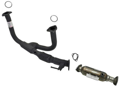 Engine Y Flex Pipe Exhaust + Converter w/ Gaskets for Honda Odyssey 99-01