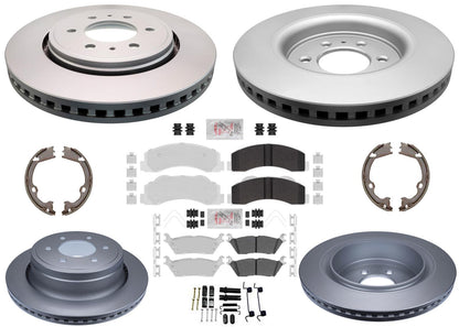 Heavy-Duty Off-Road Disc Brake Rotors Pads for Ford F150 Raptor 2012-2014 6 hole