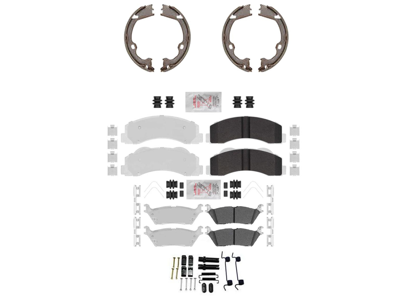 Heavy-Duty Off-Road Disc Brake Rotors Pads for Ford F150 Raptor 2012-2014 6 hole