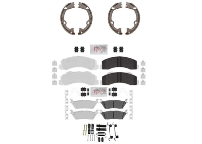 Heavy-Duty Off-Road Disc Brake Rotors Pads for Ford F150 Raptor 2012-2014 6 hole