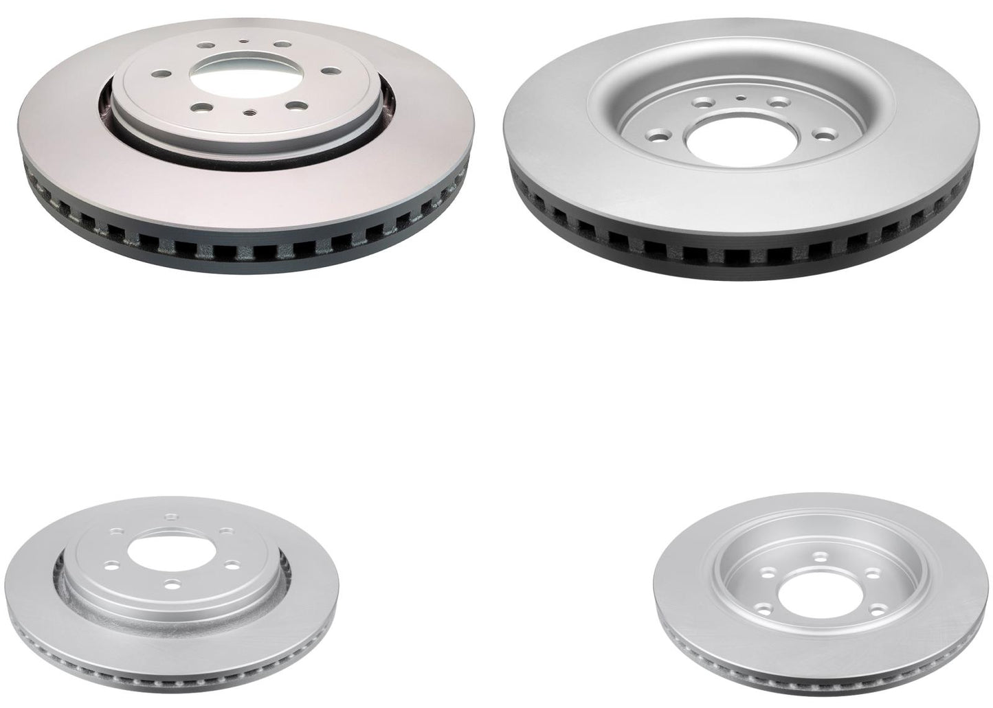 Heavy-Duty OffRoad Disc Brake Rotors & Pads for Ford F150 15-17 W Electric Prkng