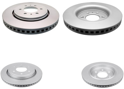 Heavy-Duty OffRoad Disc Brake Rotors & Pads for Ford F150 15-17 W Electric Prkng