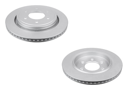 Rear Heavy-Duty OffRoad Disc Brake Rotors & Pads for Ford F150 2015 2016 2017