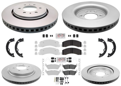 Heavy-Duty Off-Road Disc Brake Rotors Pads for Ford F150 18-20 Electric Parking
