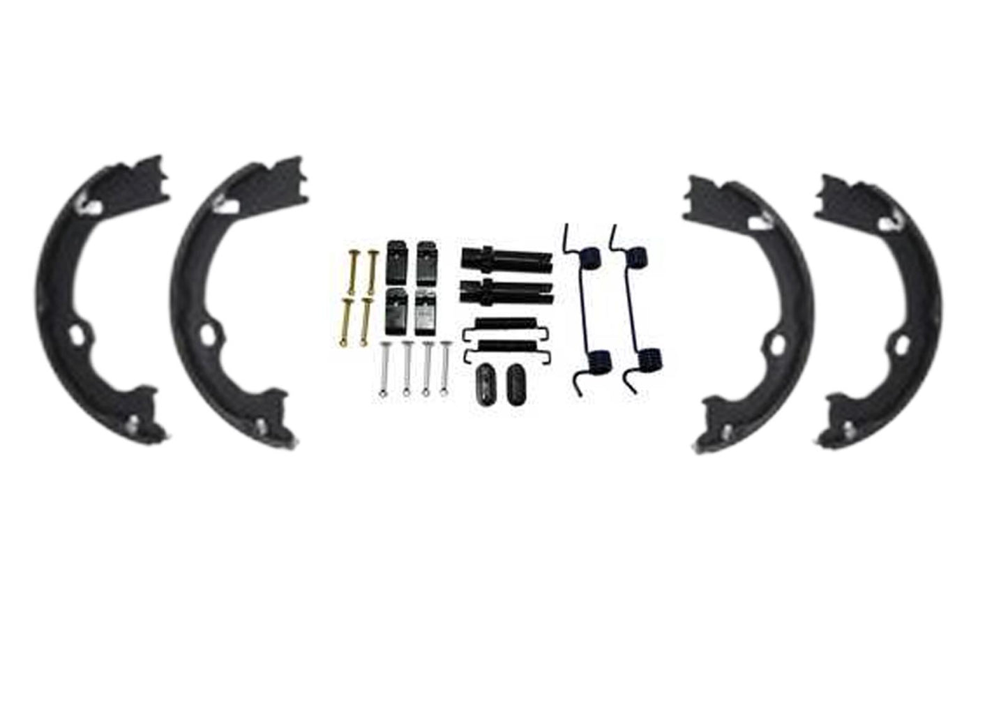 Heavy-Duty Max Galvanized Disc Brake Pads for Ford F150 15-17 W Electric Parking