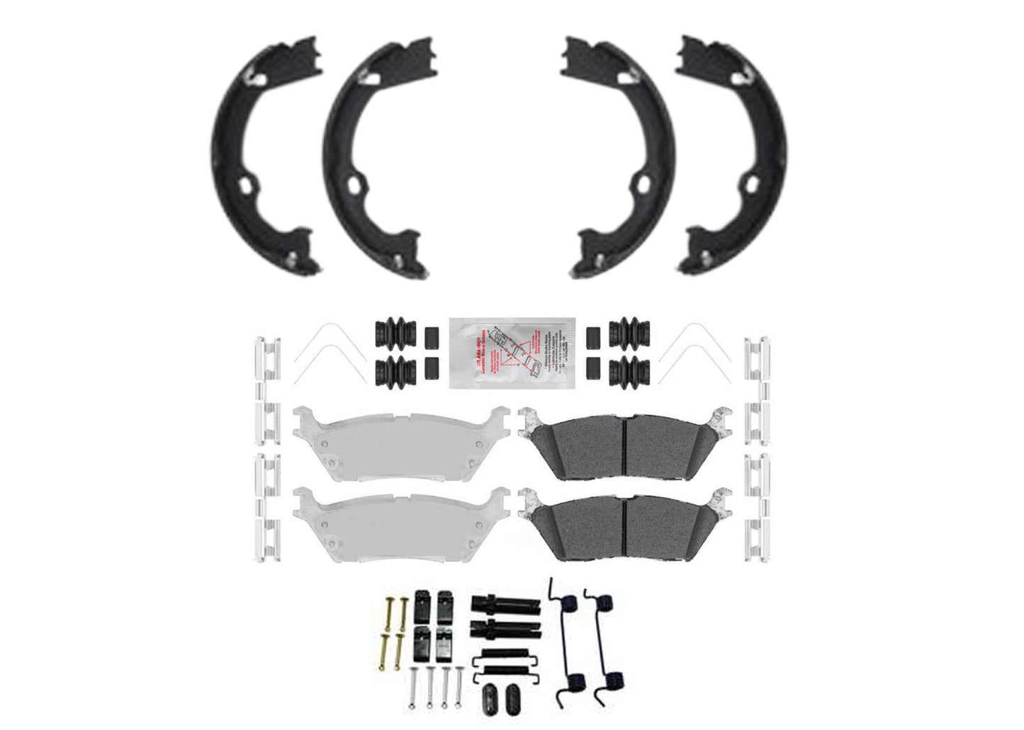 Rear Heavy-Duty OffRoad Disc Brake Rotor & Pad for Ford F150 2018 2019 2020