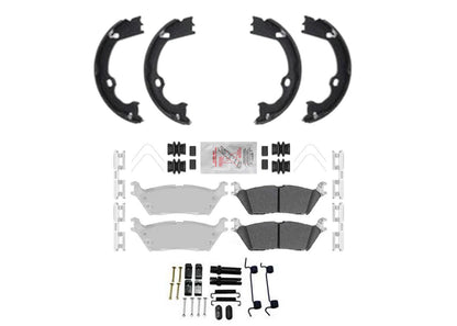 Rear Heavy-Duty OffRoad Disc Brake Rotor & Pad for Ford F150 2018 2019 2020