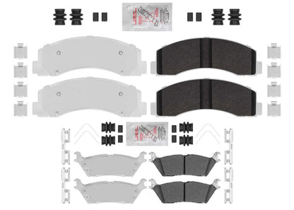 Heavy-Duty Galvanized Disc Brake Pads for Ford F150 18-20 w/Electric Parking