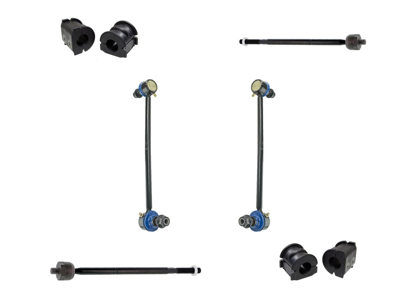 Front Mevotech Lower Control Arms & BJ Tie Rods for Chevrolet Sonic 2012-2020