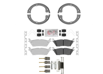 Rear Heavy-Duty Off-Road Disc Brake Rotors & Pads for Ford Expedition 2018-2021