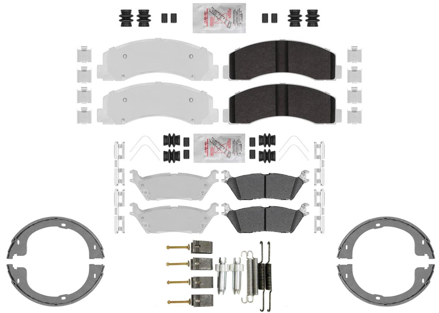 Heavy-Duty Galvanized Front & Rear Pads Parking for Ford Expedition 2018-2021