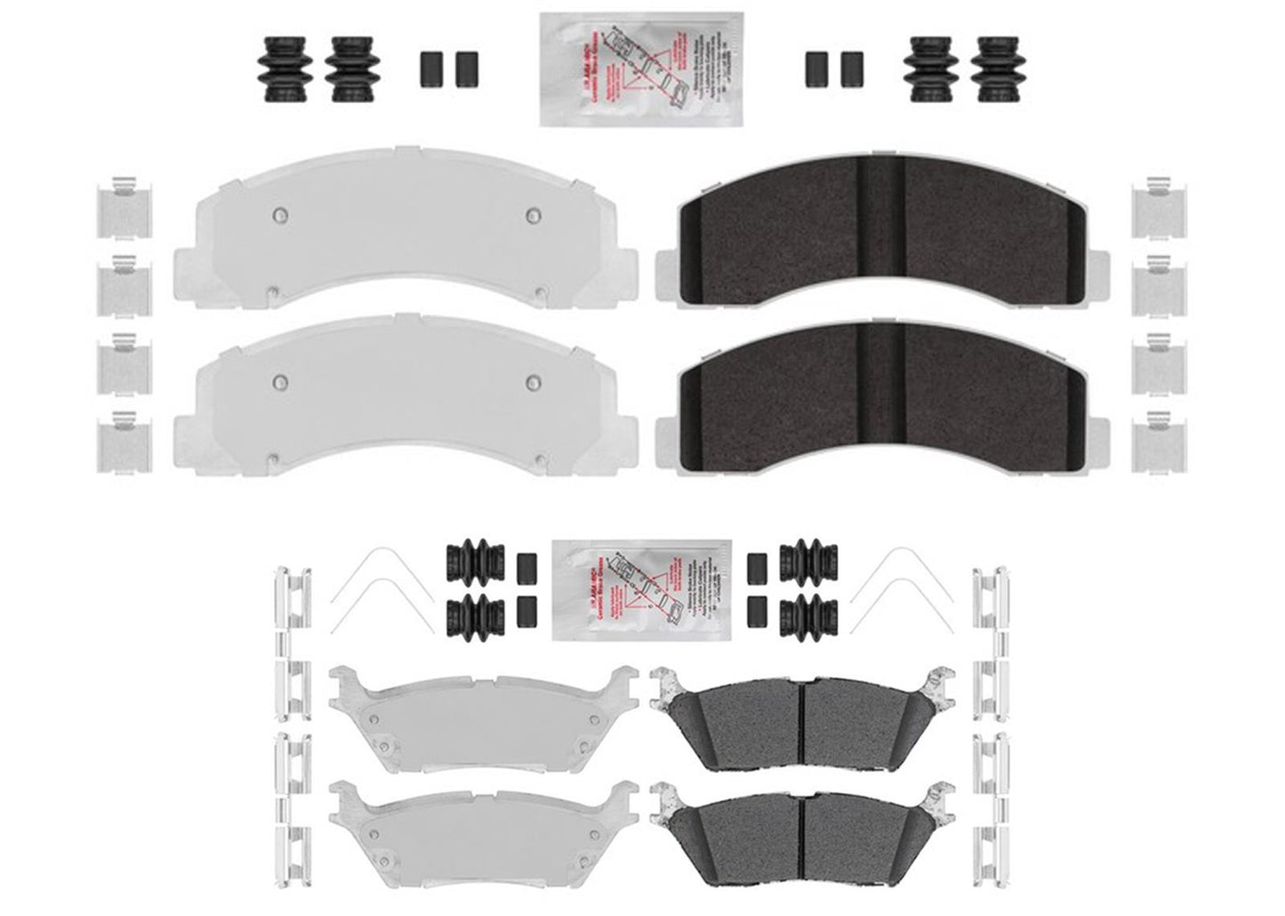 Heavy-Duty Galvanized Front & Rear Pads Parking for Ford Expedition 2018-2021