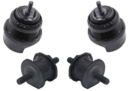 L&R Engine Motor Mount Transmission 4pc For Cadillac CTS 08-15 Rear Wheel Drive